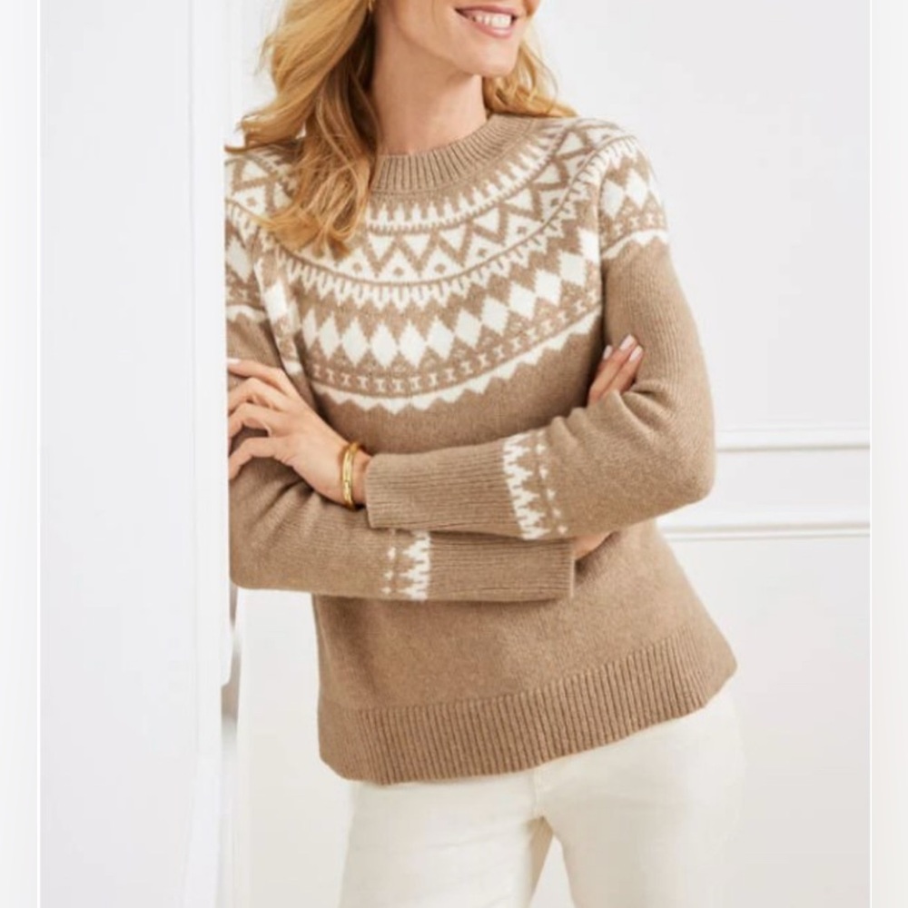 Talbots Fair Isle Sweater NWT